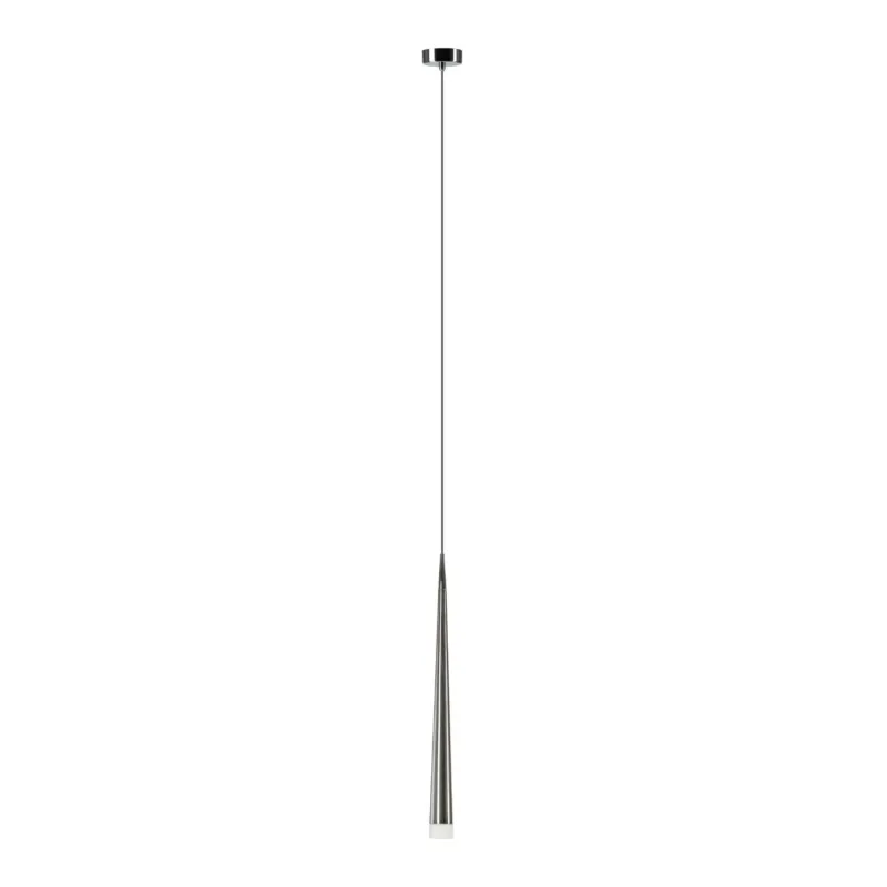 Azzardo Lampa wisząca metalowa chromowana z białym szkłem AZ0117 z serii STYLO Bezpieczne zakupy