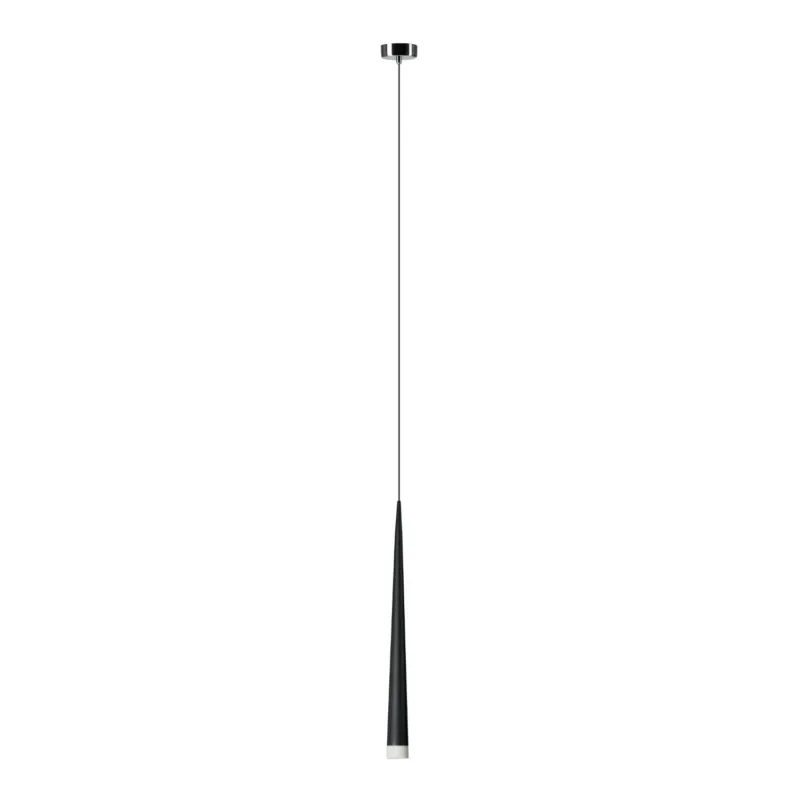 Azzardo Lampa wisząca metalowa czarna 1-punktowa AZ0116 z serii STYLO Ekspresowa dostawa