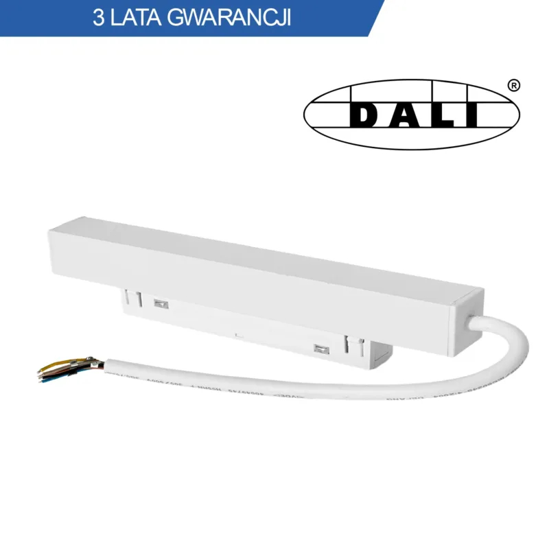 Zasilacz wpinany do szyn magnetycznych 200W DALI biały 1399 – Decorativi Wysoka jakość