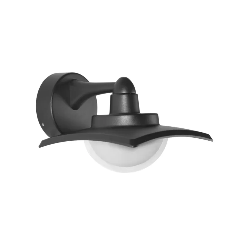 Kinkiet zewnętrzny czarny metalowy LED OWL-6950-4K z serii ISOLA - Lampy Italux Bezpieczne zakupy