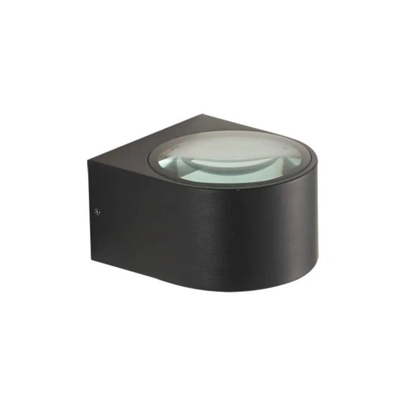Oferta limitowana Kinkiet zewnętrzny LED czarny metalowy OWL-8081-3K z serii PESARO - Lampy Italux