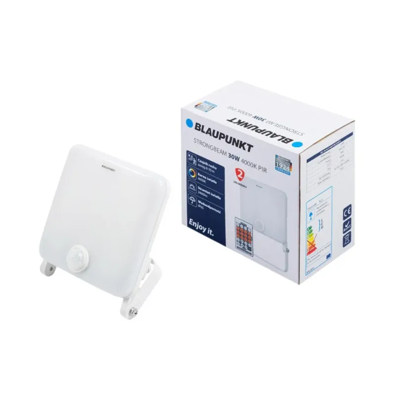 Super okazja Naświetlacz LED Strongbeam 30W IP65 z czujnikiem ruchu i zmierzchu PIR barwa naturalna NLS30NW - Blaupunkt