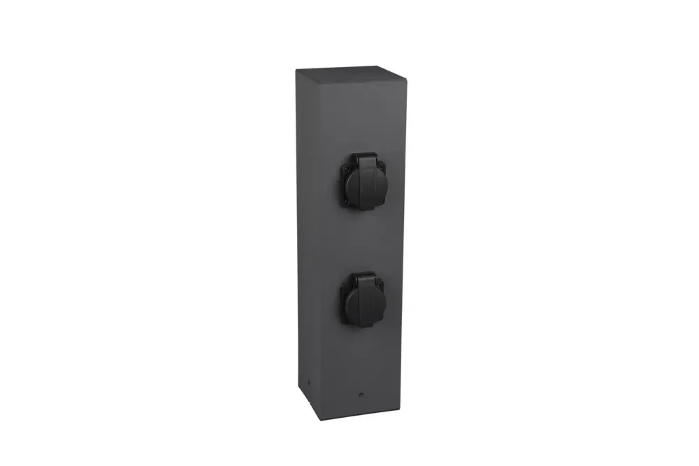 Szybka dostawa Kolumna gniazdkowa Antracyt IP54 2 gniazdka 230V GARDEN SOCKET 9964-42 - Trio
