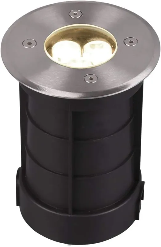 Oferta limitowana Oprawa najazdowa IP65 stal szlachetna nikiel okrągła do 2 ton 3,5W 3000K 350lm BELAJA 821660107 - Trio