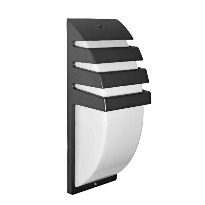 Kinkiet zewnętrzny LED czarny metalowy PL-246 z serii Mona - Lampy Italux Nowy