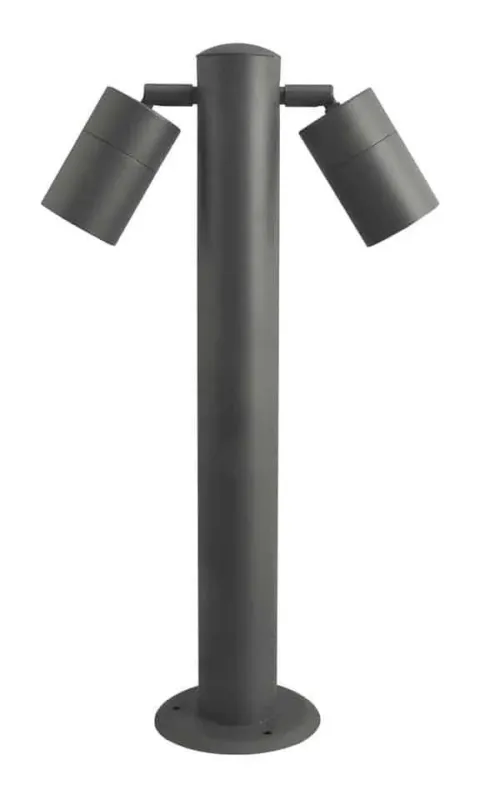 Azzardo Lampa ogrodowa metalowa szara 50cm AZ4457 z serii ROLF Hit cenowy