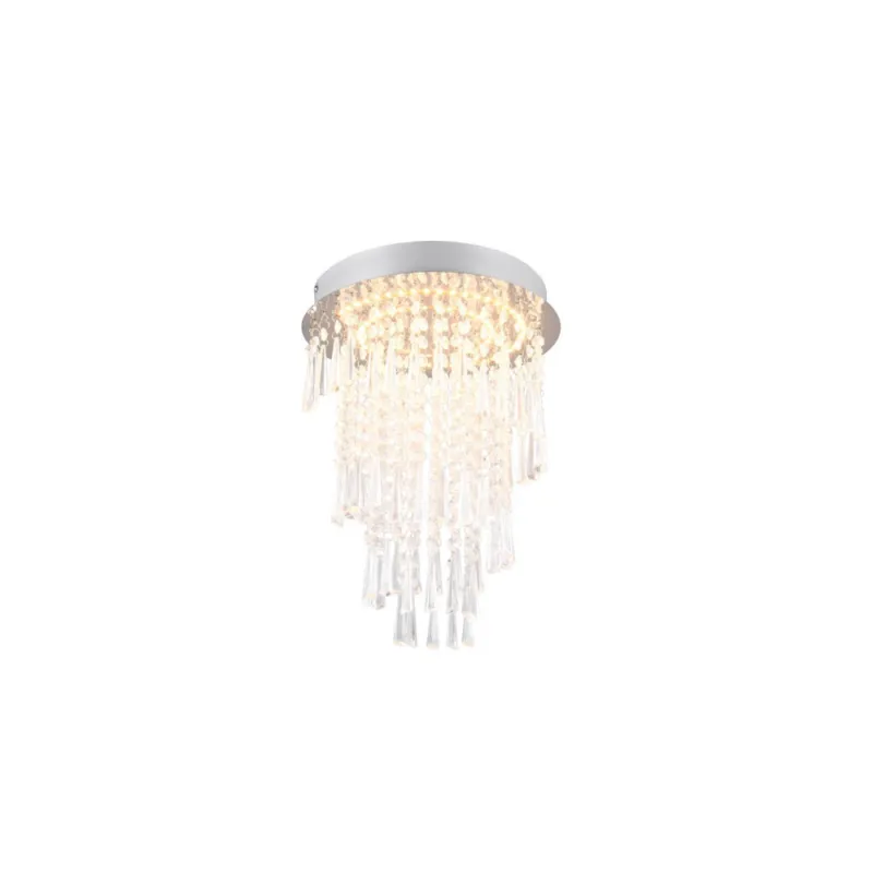 Żyrandol kryształowy sufitowy Pomp LED 2700-6500K 30cm Reality Zamów dziś