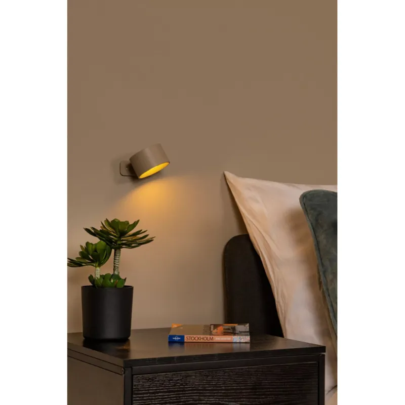 Bestseller Lampa wielofunkcyjna - biurkowa/klips/kinkiet Jolan LED taupe Lucide