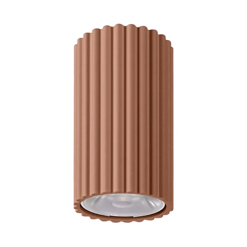 Plafon ryflowany tuba Ivar mocca LED 4000K Thoro Nie przegap