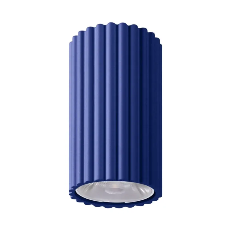 Taniej Plafon ryflowany tuba Ivar ultramaryna LED 4000K Thoro