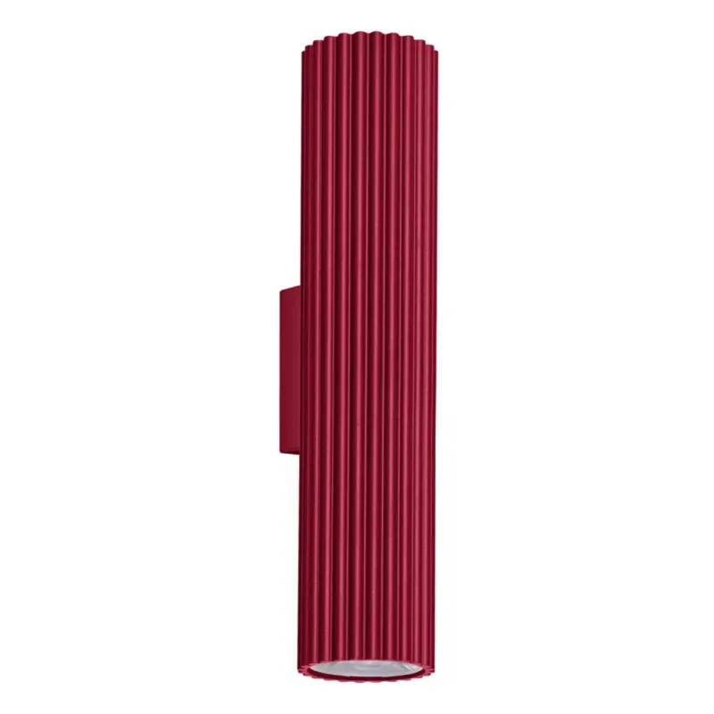 Hit sprzedaży Kinkiet ryflowany tuba Ivar burgund LED 4000K Thoro