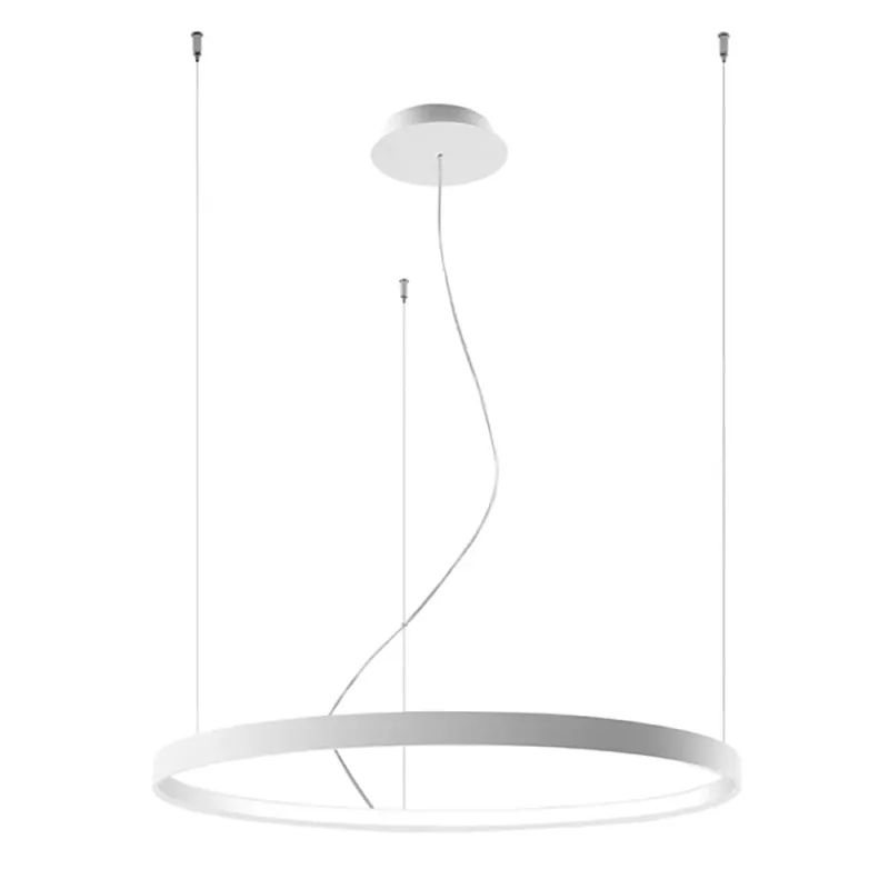 Żyrandol wiszący ring Rio 78cm biały LED 3000K Thoro Kup teraz