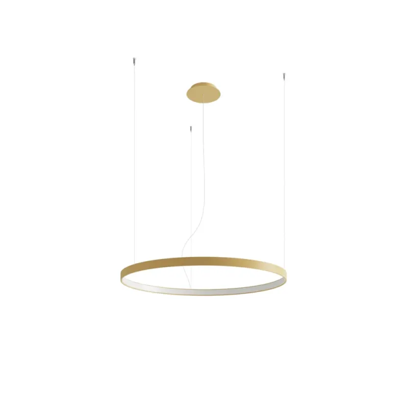 Żyrandol wiszący ring Rio 78cm złoty LED 3000K Thoro Sprawdź teraz