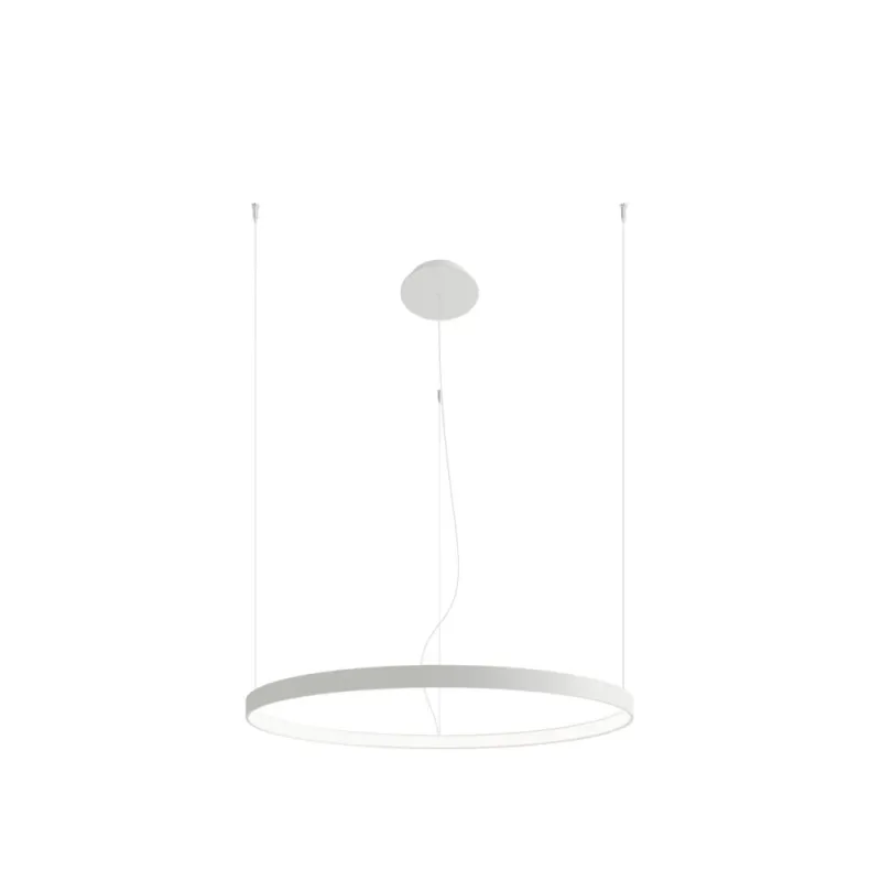 Żyrandol wiszący ring Rio 78cm biały LED 4000K Thoro Bezpieczne zakupy