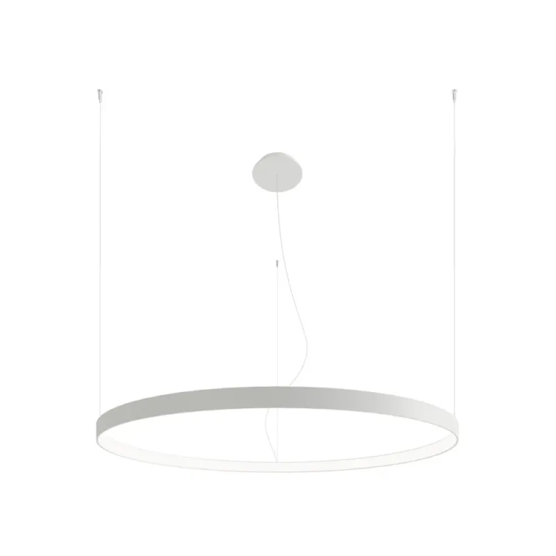Żyrandol wiszący ring Rio 110cm biały LED 4000K Thoro Wysoka jakość