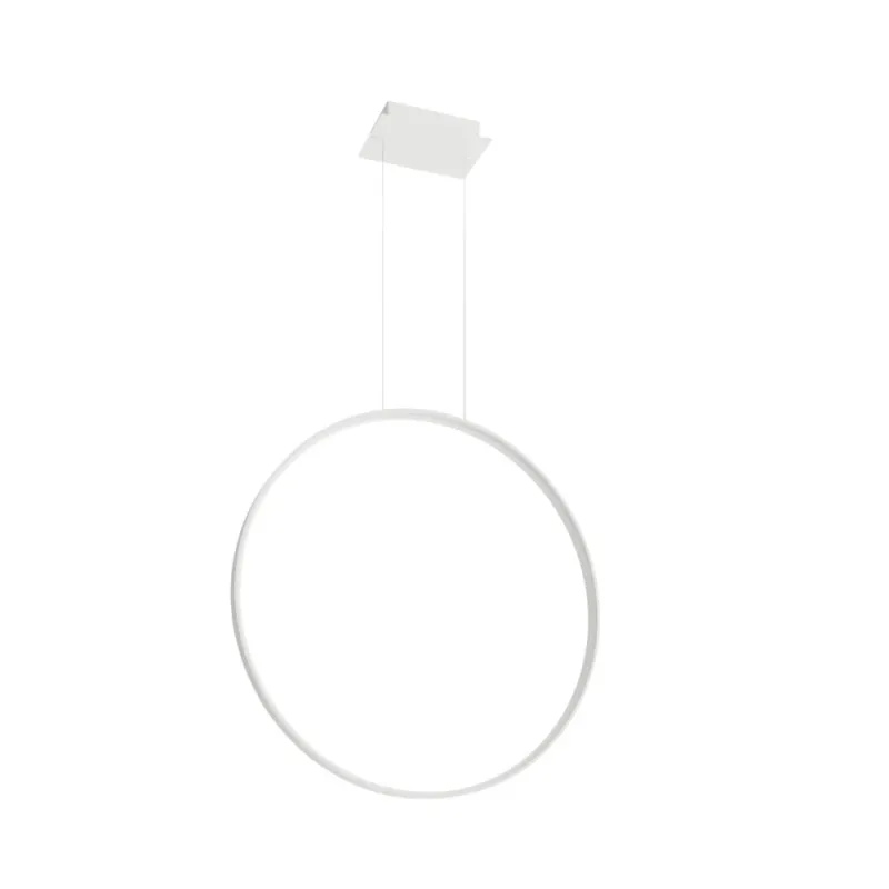 Lampa wiszący ring Rio 78cm biały LED 4000K Thoro Zniżka