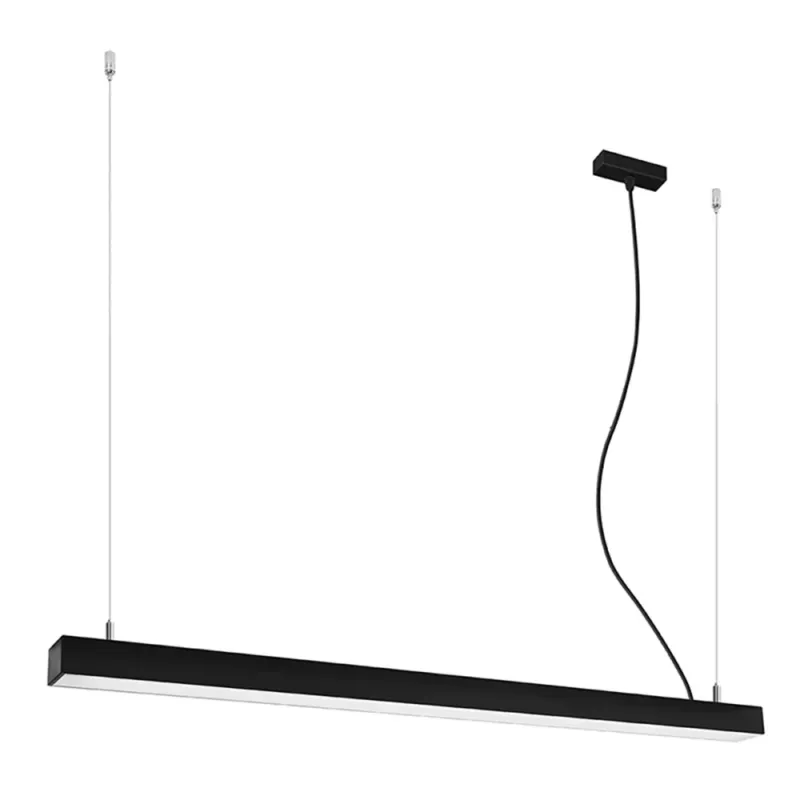 Lampa wisząca liniowa Pinne LED 118cm czarna 4000K Thoro Darmowy zwrot