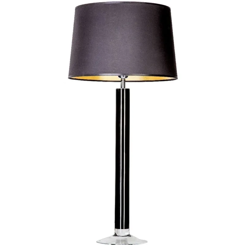 Sprawdź teraz Lampa stołowa szklana Fjord Black Czarna 4Concept