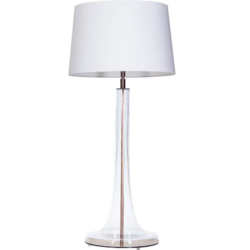 Zamów teraz Lampa stołowa szklana Lozanna Biała 4Concept