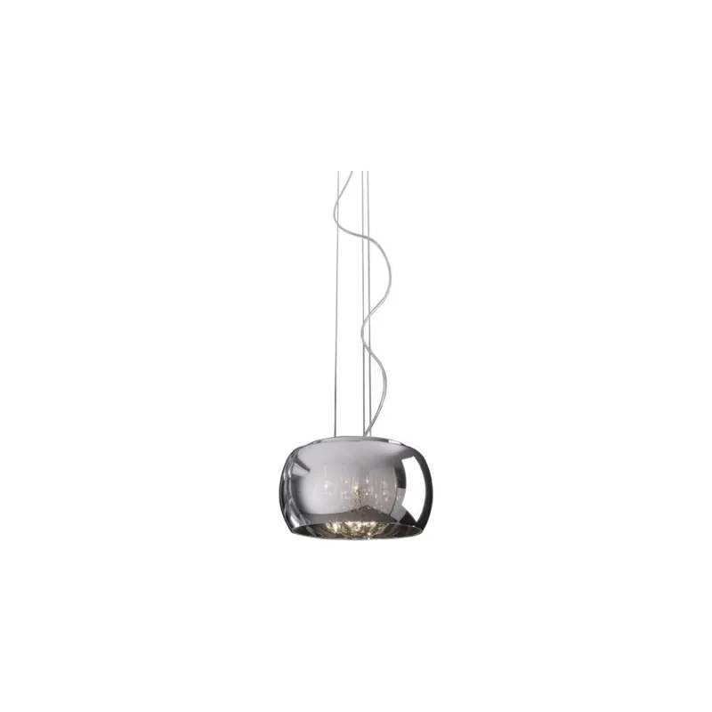 Lampa wisząca glamour z kryształkami Crystal 50 Chrom ZumaLine Bezpieczne zakupy