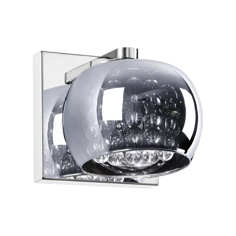 Kinkiet glamour z kryształkami Crystal 1 Chrom ZumaLine Kup online