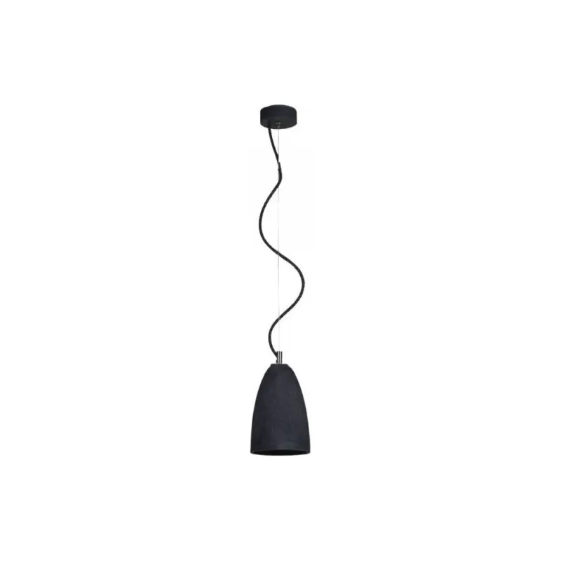 Zniżka Lampa betonowa wisząca Febe 15 Czarny/Stal LoftLight