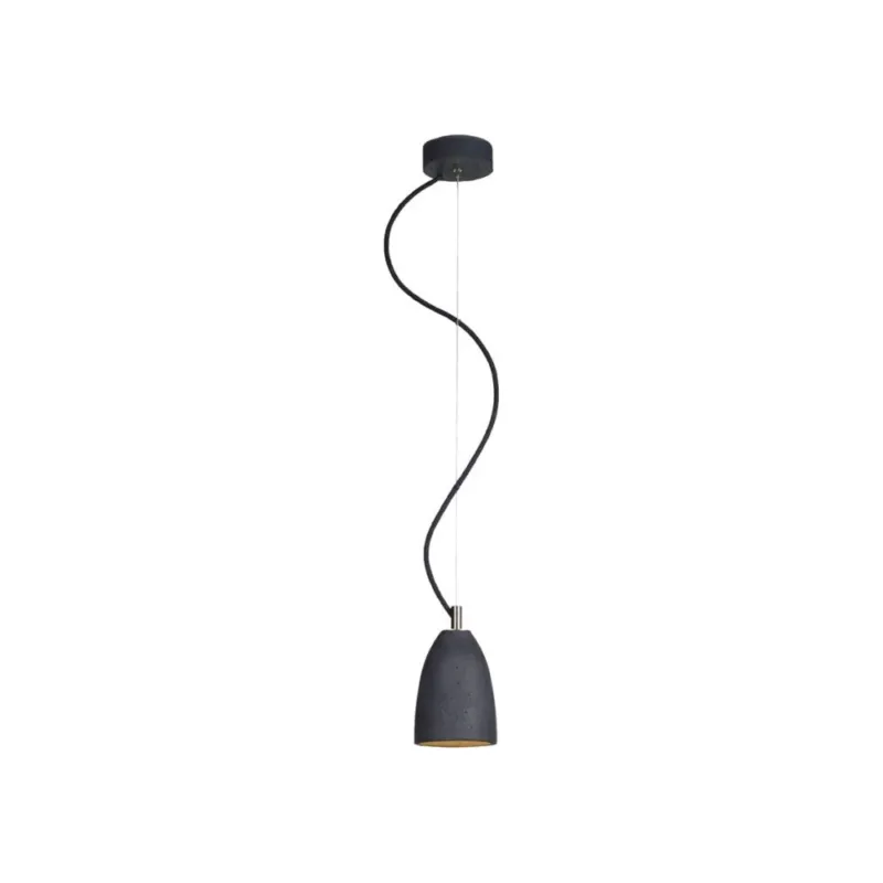 Nie przegap Lampa betonowa wisząca Febe 11 Antracyt/Stal LoftLight