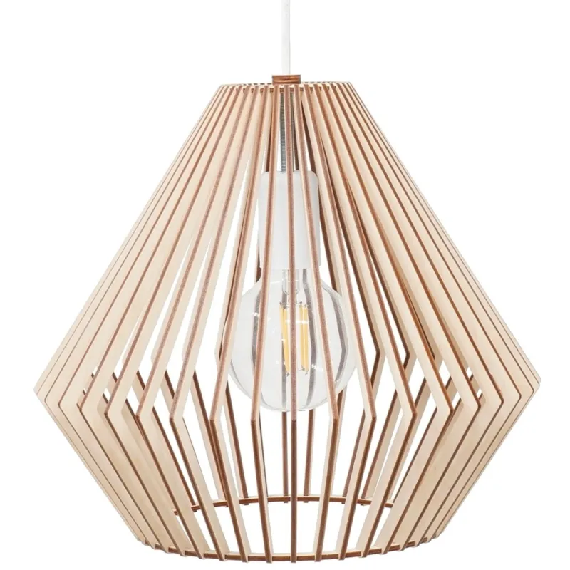 Lampa ze sklejki wisząca geometryczna Diamond 35 PLYstudio Wyprzedaż