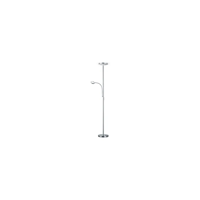 Lampa podłogowa z lampka do czytania Ackbar LED Nikiel Mat Reality Cena promocyjna