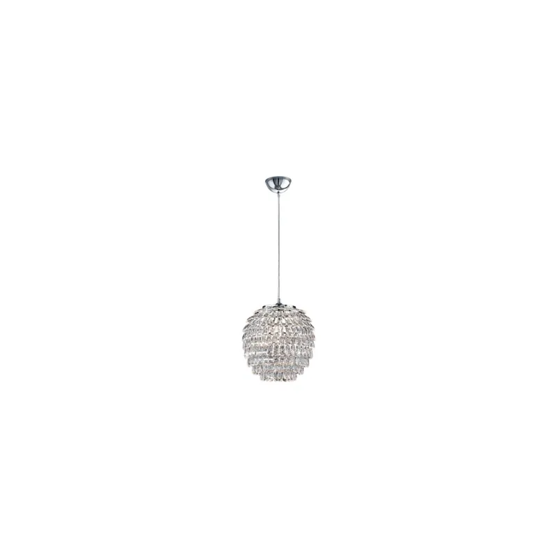 Ostatnia szansa Lampa glamour wisząca z kryształkami Petty 35 Przezroczysty/Chrom Reality