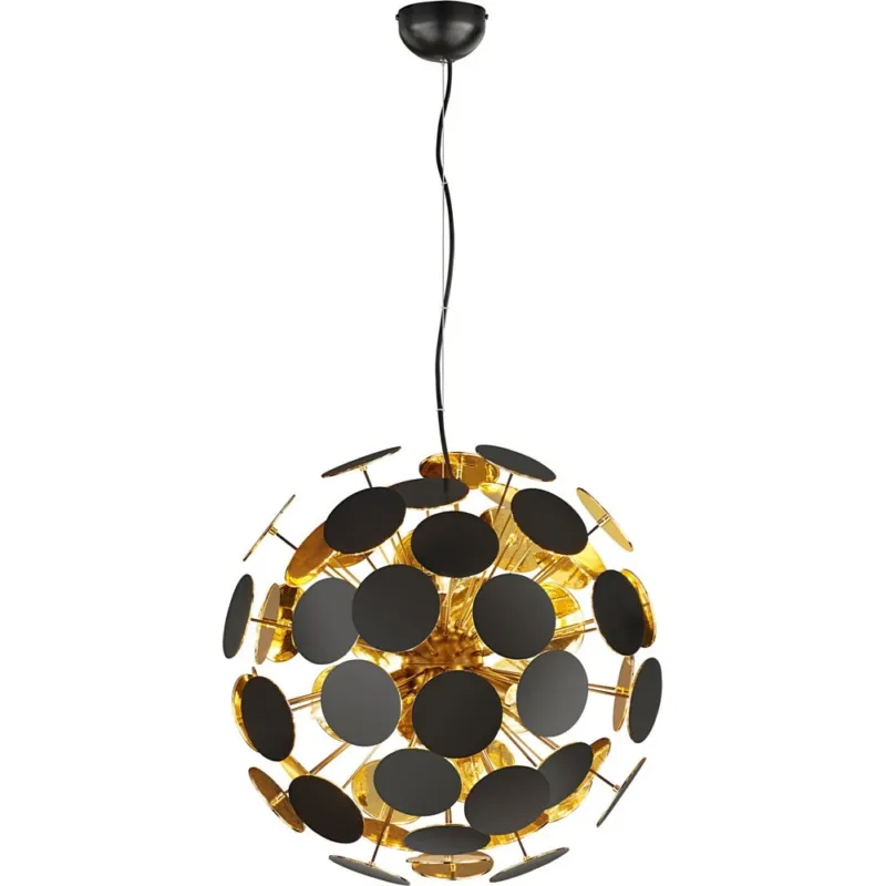 Wyprzedaż Lampa wisząca kula nowoczesna Discalgo 54 Czarny Mat Trio