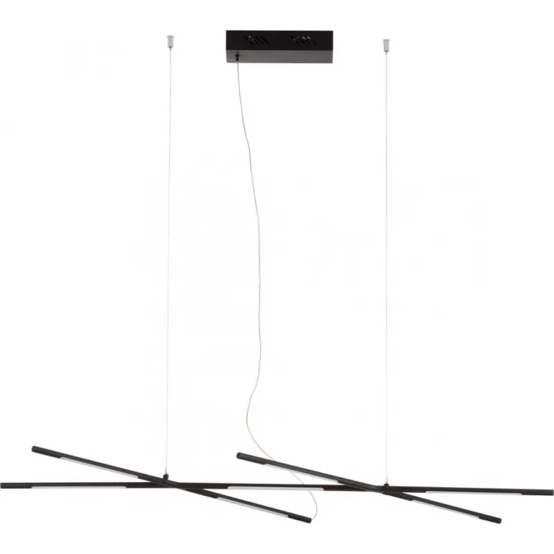 Lampa wisząca nowoczesna Strise LED 115cm czarna Kup teraz