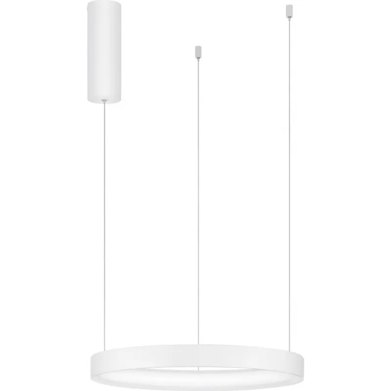 Cena promocyjna Lampa wisząca okrągła Bunder LED 40cm biała