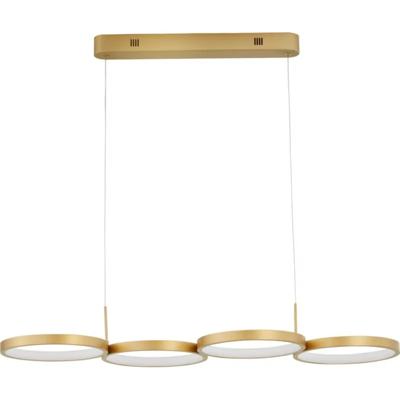 Lampa wiszące okręgi nowoczesne Raan LED 84cm mosiężna Oferta czasowa