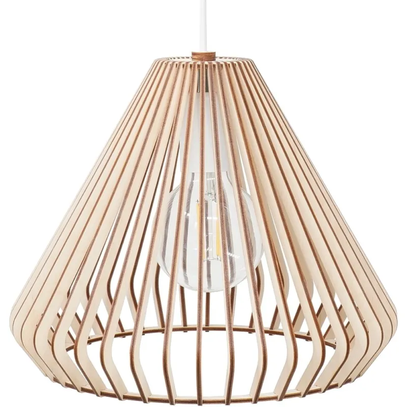Rabat Lampa ze sklejki wisząca Aztec 33cm PLYstudio
