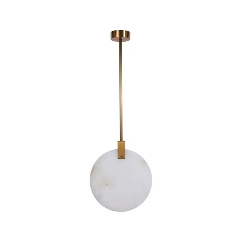 Darmowy zwrot Lampa mosiężna sufitowa Marble 30cm LED Marmur Step Into Design