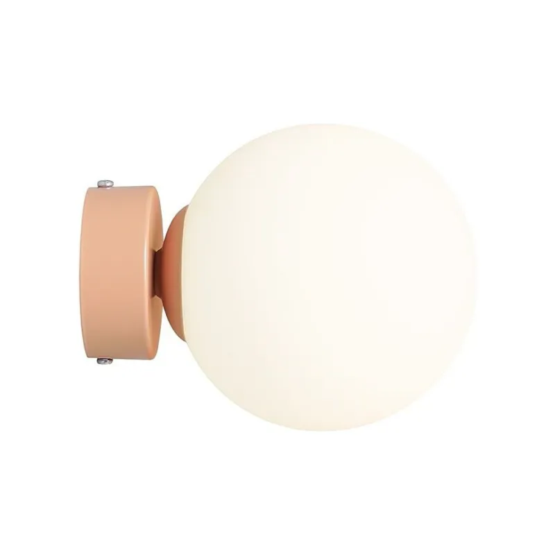 Kinkiet szklana kula Ball Colours S 14cm Coral biały Aldex Niska cena