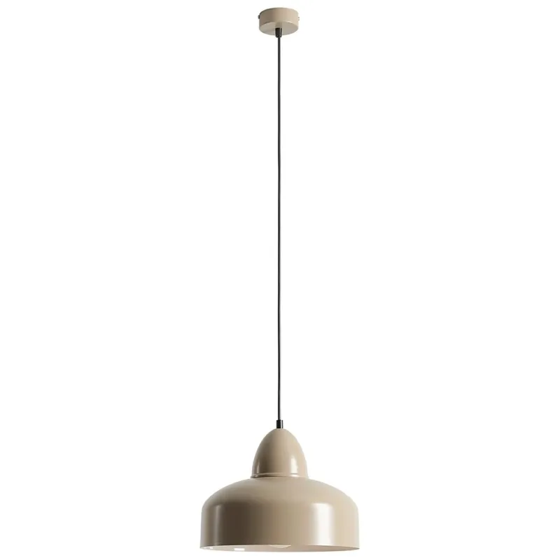 Zniżka Lampa wisząca metalowa Como Colours 30cm beige Aldex