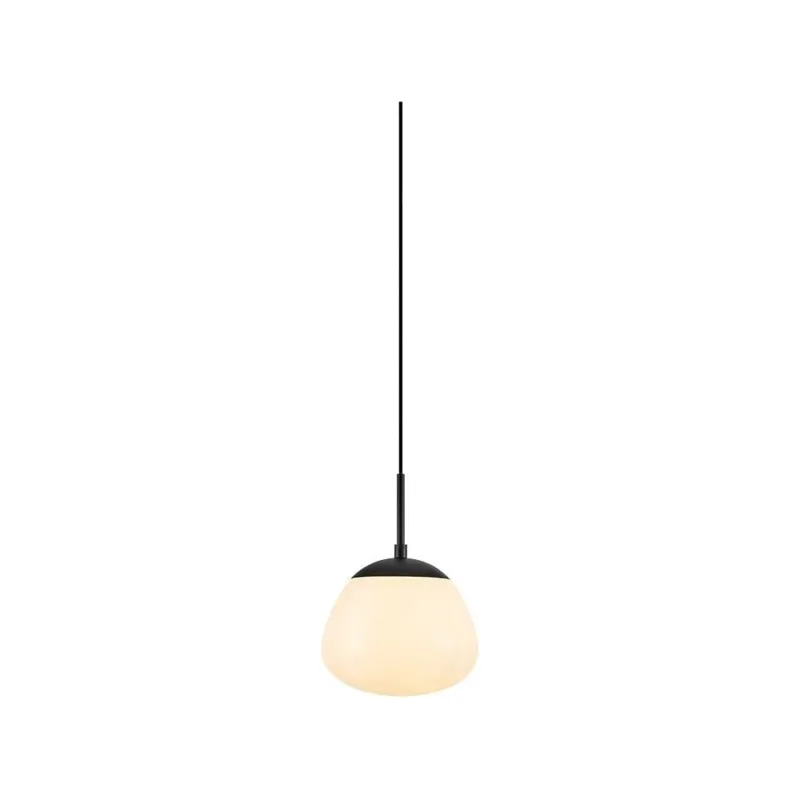 Wysoka jakość Lampa wisząca szklana Rise 18cm czarny/biały Markslojd