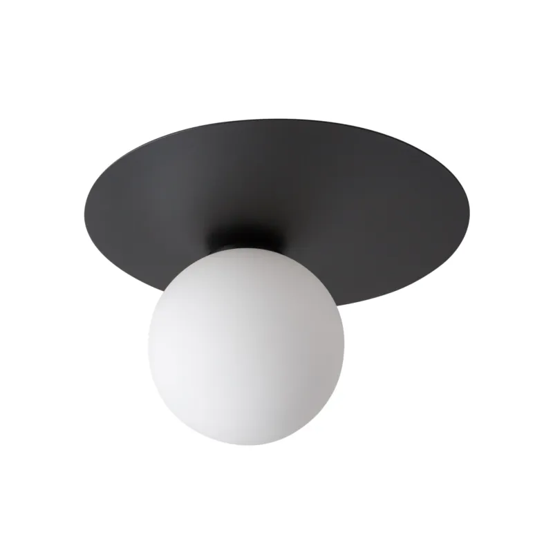 Ograniczona ilość Czarna lampa sufitowa Bubble Ring