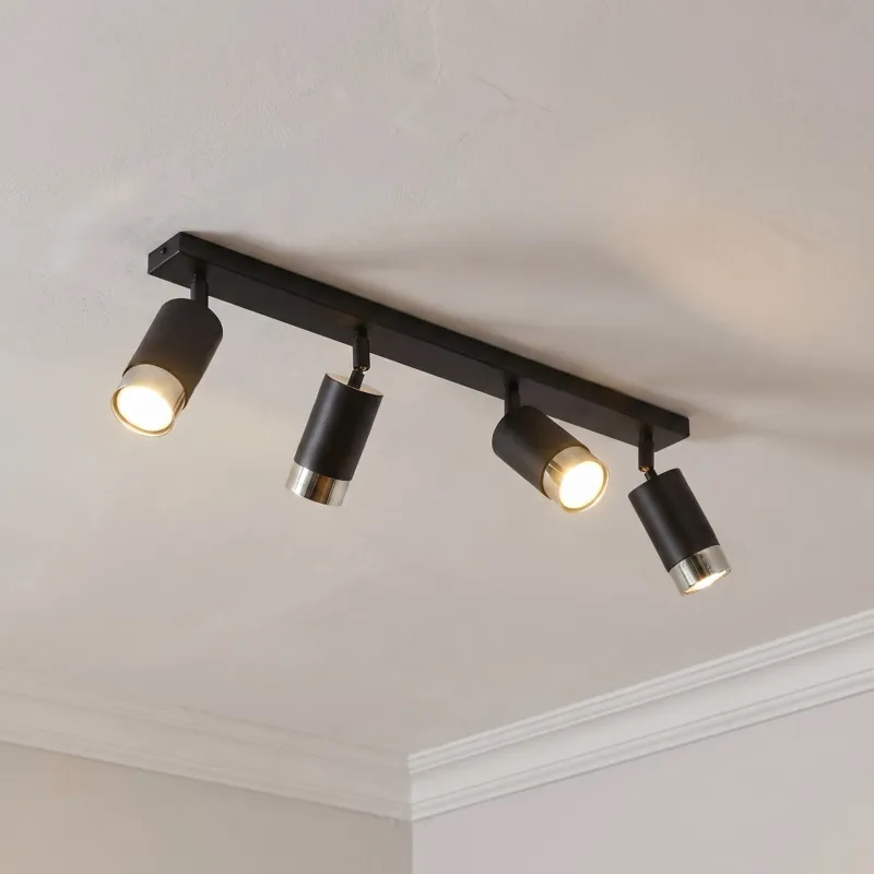 Zniżka Lampa przysufitowa Astrid 4 z czterema punktami świetlnymi