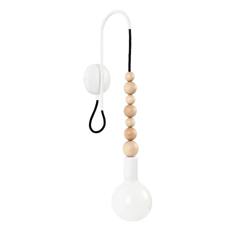 Ostatnie sztuki Minimalistyczna lampa ścienna LOFT SFARER w kolorze białym