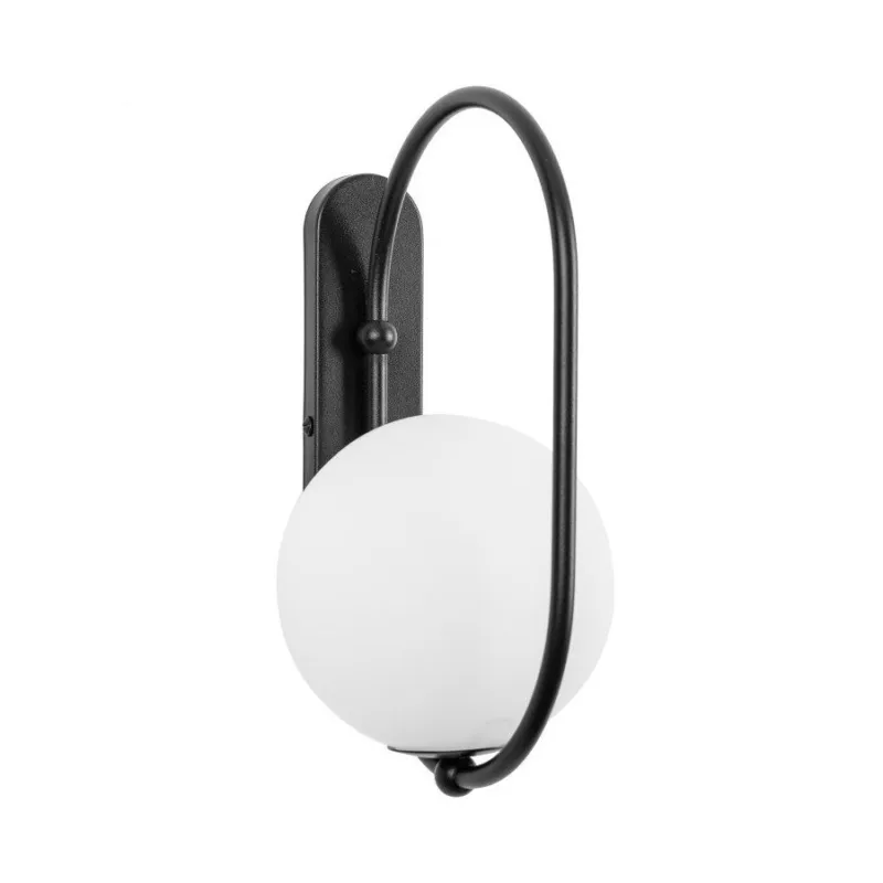 Czarna lampa ścienna Koban D Oferta limitowana