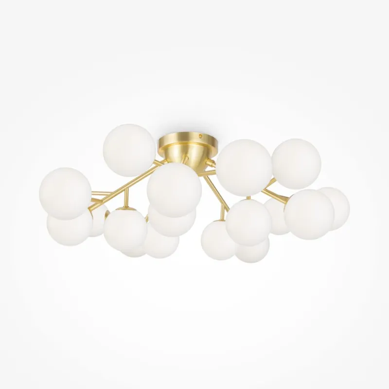 Elegancka lampa sufitowa Dallas 20 na złotym stelażu Tylko dziś
