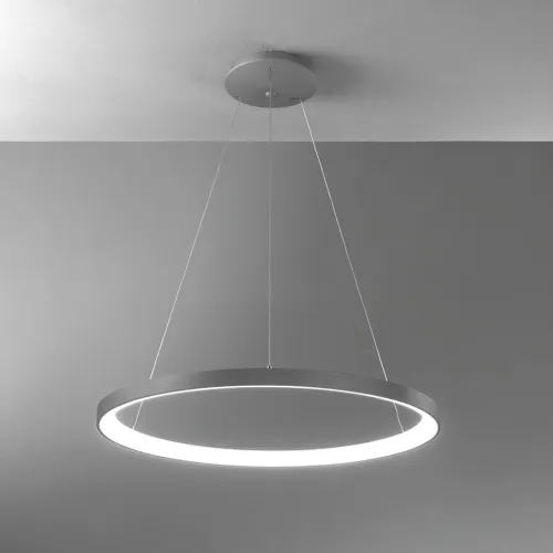 Tylko dziś Lampa wisząca obręcz w kolorze tytanowym ściemniana Vivida International 0098.31.TI DIM WN Lifering-R LED 80W 3000-4000K 78cm