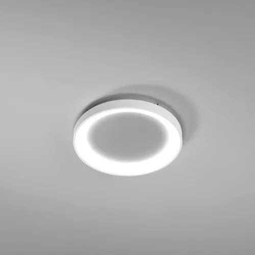 Biały okrągły wklęsły ledowy plafon sufitowy ściemnialny Vivida International 0098.20.BI DIM WN Lifering-R LED 40W 3000K-4000K 38cm Cena promocyjna