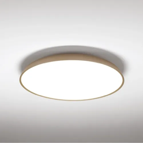 Darmowy zwrot Okrągły piaskowy ściemnialny plafon o średnicy 60cm Vivida International 0096.22.SA DIM WN Pinco LED 50W 3000K-4000K