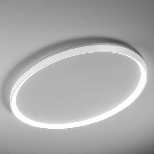 Biały okrągły płaski ściemnialny plafon sufitowy Vivida International 0095.22.BI DIM WN Lifering-O LED 80W 3000K 120cm Sprawdź teraz