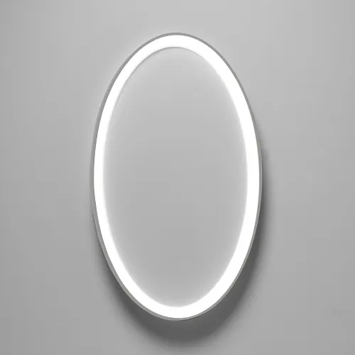 W kolorze tytanowym okrągły płaski ściemnialny plafon sufitowy Vivida International 0095.21.TI DIM WN Lifering-O LED 50W 3000K 80cm Wysoka jakość