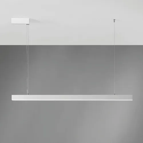 Biała lampa wisząca listwa ledowa 125cm Vivida International 0100.31.BI WN Segment LED 30+10W 2700-3000-4000K Tylko do końca tygodnia